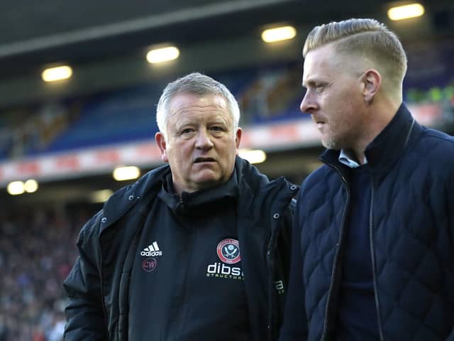 Sheffield United manager Chris Wilder and his Sheffield Wednesday counterpart Garry Monk are waiting to hear when their clubs will be able to return to action following the suspension of football in England due to the coronavirus pandemic. Photo: David Davies/PA Wire.