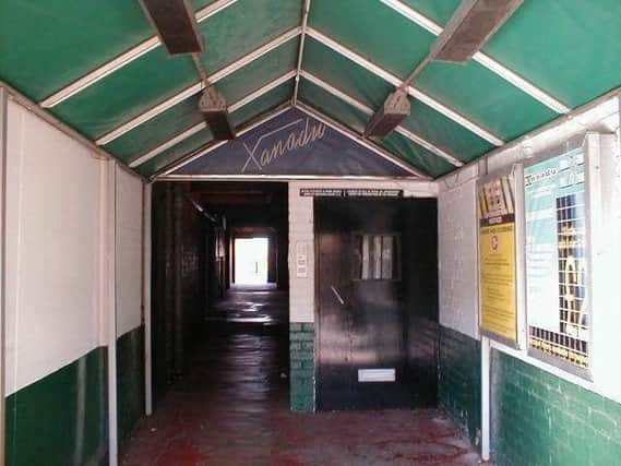 The famous entrance to Chesterfield's Xanadu nightclub