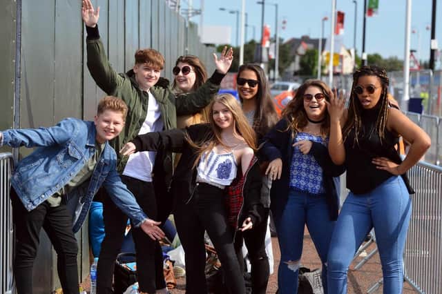 Beyonce fans queuing at the Stadium of Light. Are you pictured?