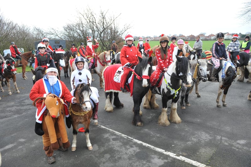 Can you recognise the South Tyneside horse riders who were setting off on their fundraising ride for charity 5 years ago?
