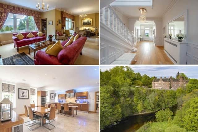 Here are 11 of the most expensive houses on the Scottish property market including an Edinburgh terraced house, a Moray mansion and an Angus castle.