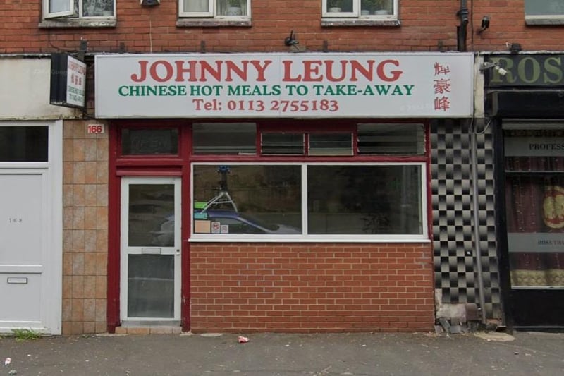 Johnny Leung, in Kirkstall, has a rating of 4.5 stars from 72 Google reviews. A customer at Johnny Leung said: "Food was excellent - the prawn toast is the best I've ever eaten! Customer service was really good. Definitely our go-to Chinese takeaway, highly recommend!"