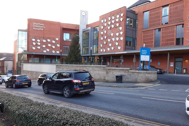 Sheffield Children’s Hospital, pictured, is facing ‘unprecented demand’ in A&E over winter illnesses, as concerns emerge that Strep A could add to seasonal pressures.
