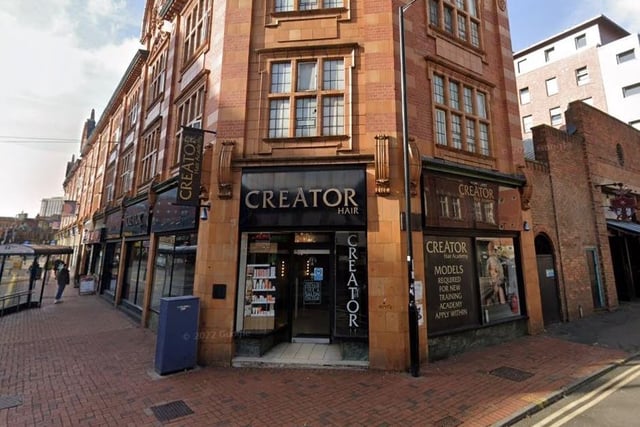 Creator, on 210-214 West Street, has been complimented for its 'lovely friendly team'. One customer said: "Always a treat at Creator, a lovely warm welcome from reception... wouldn't go anywhere else, I am forever complimented and asked which salon I use."