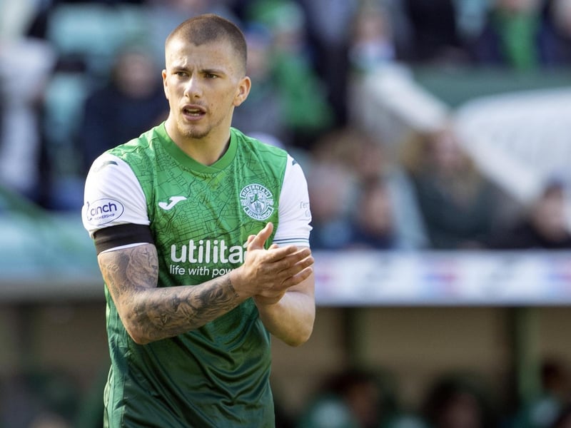 Harry Clarke impressed during his brief time at Hibs. Now in the Premier League with Ipswich Town, having been on loan at Hibs from Arsenal. One they'd liked to have had for longer. On loan with Sheffield Utd right now.