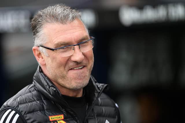 Former Sheffield Wednesday captain Nigel Pearson, now Watford manager, has confirmed one of his players is awaiting results having shown symptoms.