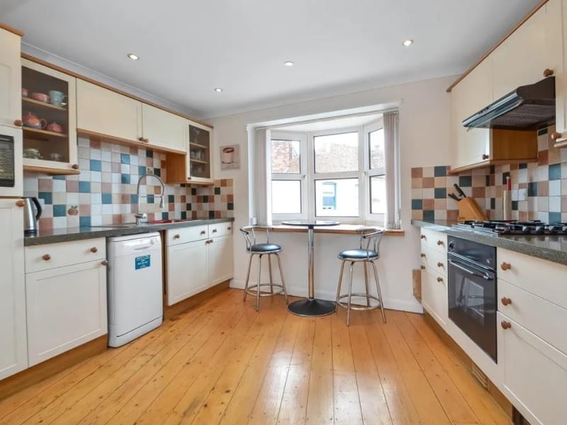 This townhouse in Bath Square, Old Portsmouth, has spectacular harbour views. It is on the market for £835,000.