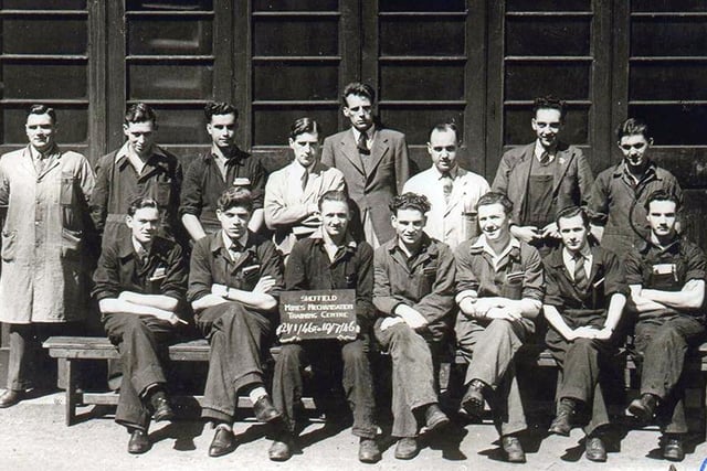 Members of the West Bar Miners Training College Sheffield, 1946