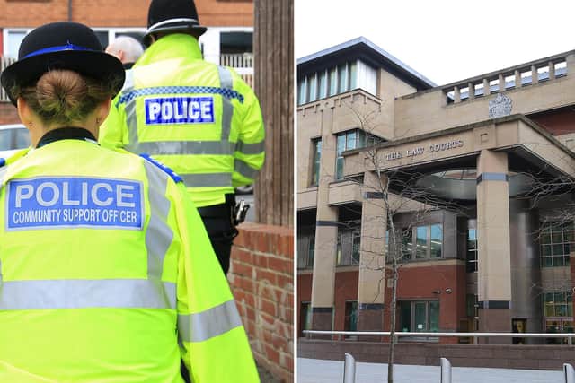 A Sheffield man accused of murdering a woman faces a trial at Sheffield Crown Court, pictured.