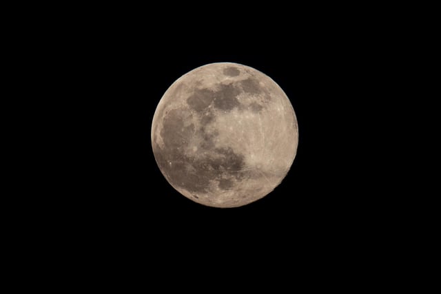 The April 7 supermoon looks beautiful above Portsmouth in this shot.