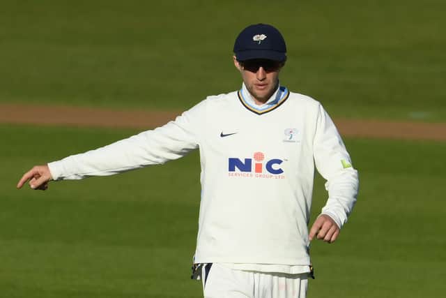 Yorkshire's Joe Root was out for five againt Sussex