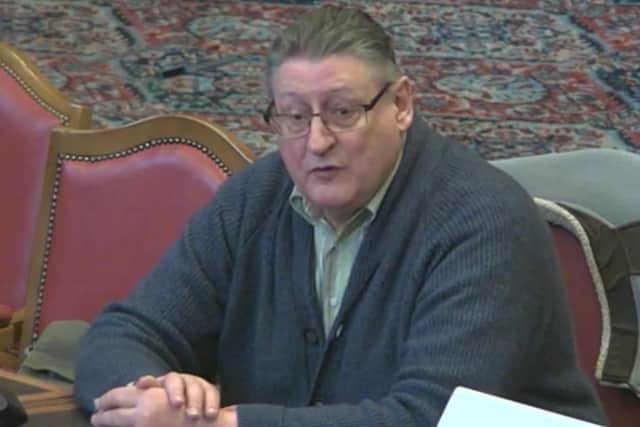 Coun Peter Garbutt refused to endorse a Sheffiel Council policy statement opposing conversion therapy for LGBTQ+ people because he was concerned that psychotherapy would be identified as a type of conversion therapy