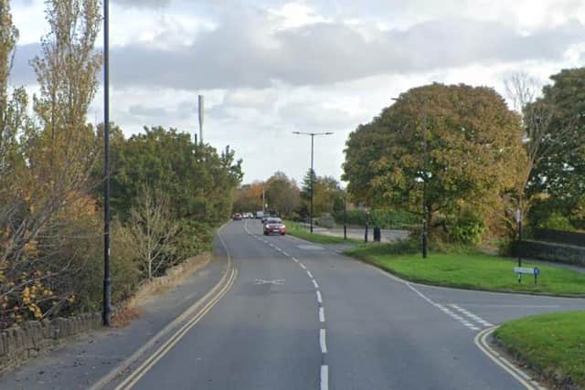 Redmires Road in Sheffield, where an 88-year-old pedestrian was seriously injured in a collision with the rider of what is believed to have been an electric scooter on the footpath yesterday, Thursday, April 13. Photo: Google
