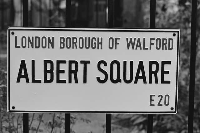 Eastenders is one of several BBC dramas to stop filming. (Photo by Daily Express/Hulton Archive/Getty Images)