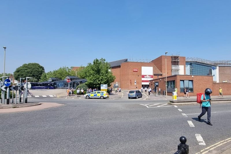 Royal Navy bomb disposal are in Fareham town centre on July 22 after a suspicious package was found. Picture: Stuart Vaizey