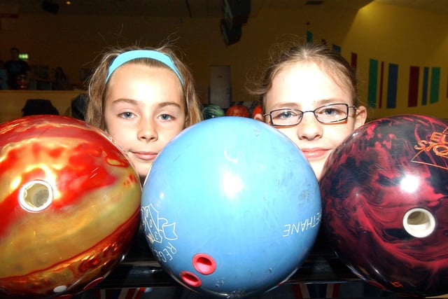 Washington tenpin bowlers Chantelle Russell and Angela Taylor both won national titles in the sport and here they are in 2006.