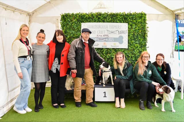 Tia the collie was named Top Dog at this year's Gainsborough’s Farmers’ and Craft Barket