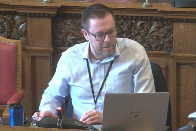 Simon Vincent, strategic planning service manager at Sheffield City Council, introduced a council committee discussion on the Sheffield Local Plan, which maps out where new housing and other developments can take place