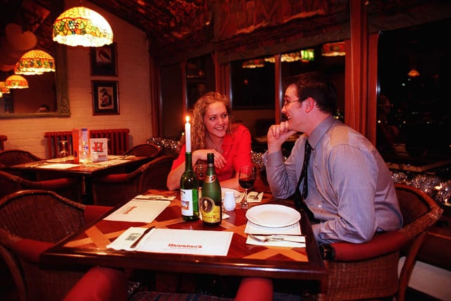 Hanrahan's assistant managers Ruth Jackson and Robert Beevers in 1999