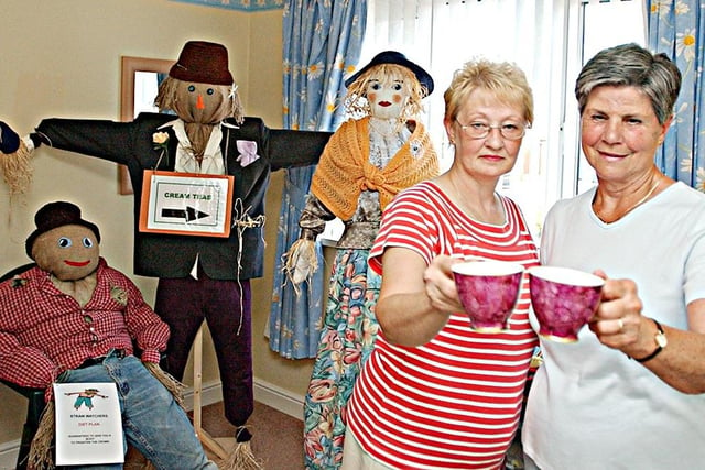 A scarecrows cream tea party in Peterlee in 2004. Were you there and can you tell us more about the occasion?