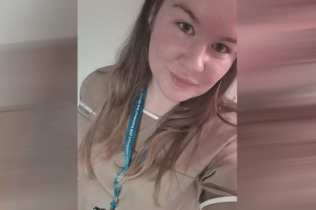 Sharon Yorston says of her daughter: "She works on ward E52 at Sunderland Royal, I am so proud of her as she is an student nurse and has tested positive to covid 19 herself through doing her job,  I can not be more proud of her as a nurse and a daughter"