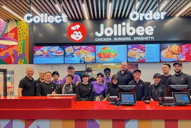 Jollibee has opened a fast food restaurant at Meadowhall