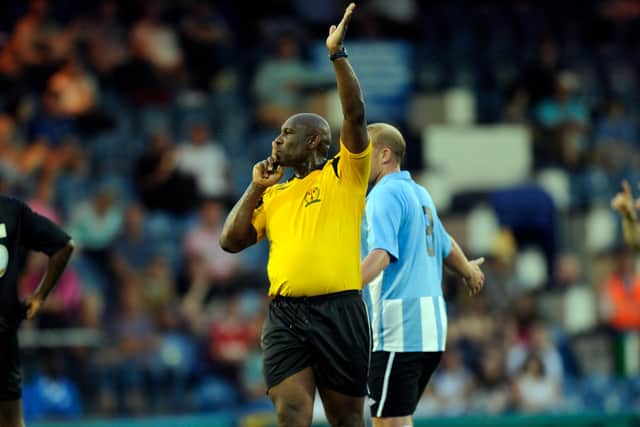 Former Premier League referee Uriah Rennie.
