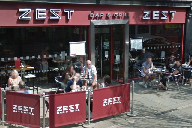 In sixth place we have Zest Bar. This venue is stylishly decorated with a mirrored bar, leather banquettes and a wide menu including burgers and coal-fire wraps. You can visit the popular restaurant at, 19-20 High St, Doncaster, DN1 1DW.