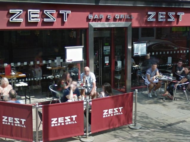 In sixth place we have Zest Bar. This venue is stylishly decorated with a mirrored bar, leather banquettes and a wide menu including burgers and coal-fire wraps. You can visit the popular restaurant at, 19-20 High St, Doncaster, DN1 1DW.