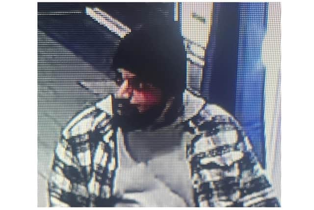 Do you recognise the man pictured? Police believe he may hold important information about a reported sexual assault at Rotherham Interchange