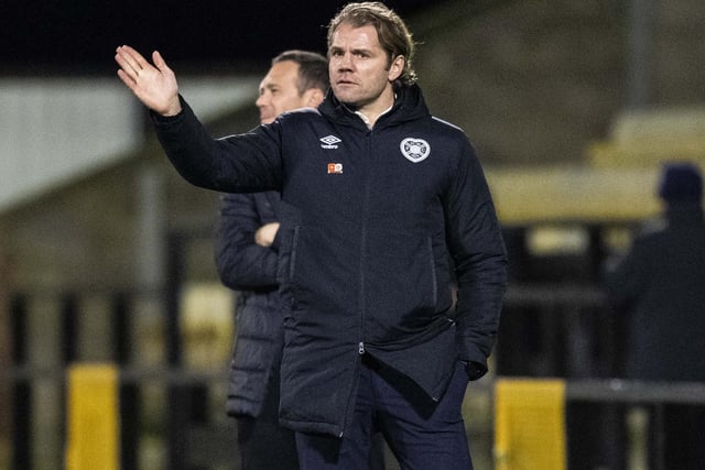 Hearts manager Robbie Neilson.  (Photo by Ross Parker/SNS Group)