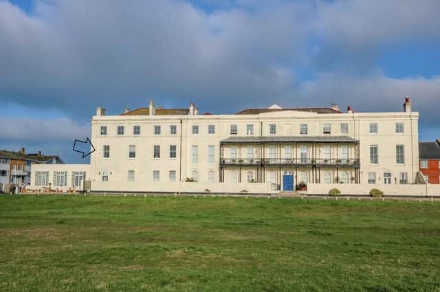 This four bedroom flat in Sea Front, Hayling Island, has gone on sale for £399,995. It is listed by Hugh Hickman and Son.