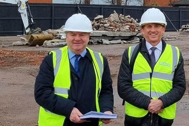 Peter Swallow, Managing Director of Urbo Regeneration and Sir Nigel Wilson, Group Chief Executive of Legal and General