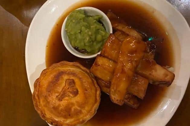 Pie at The Punch Bowl in Crookes.