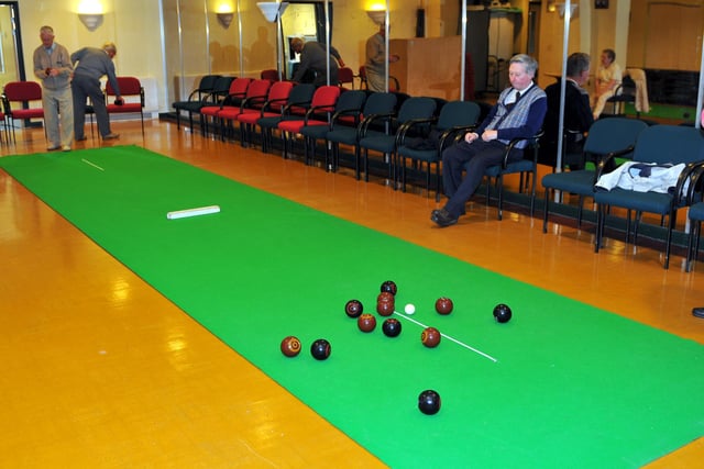 Carpet bowls at the Belle Vue Community and Sports Centre in 2011.