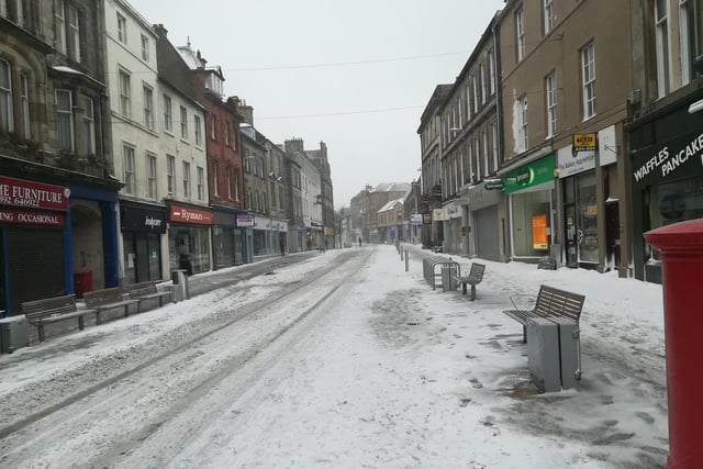 When the High Street in Kirkcaldy becomes a whiteout, you know it's bad ...