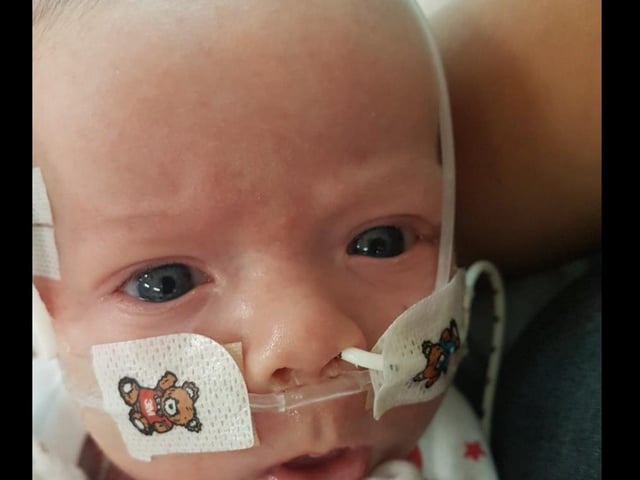 Noah James was born on March 30.