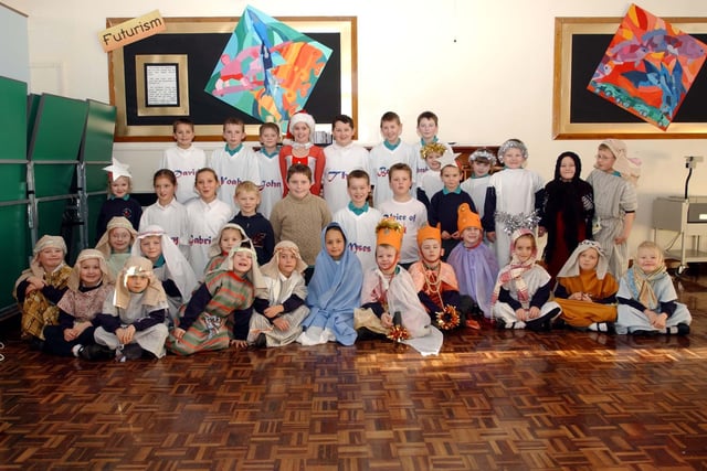 We hope this line-up from the St John Vianney Nativity brings back happy memories.