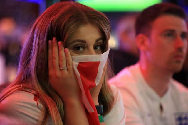 England v Italy in the Euro 2021 final. Fans at The Common Room. Picture: Chris Etchells
