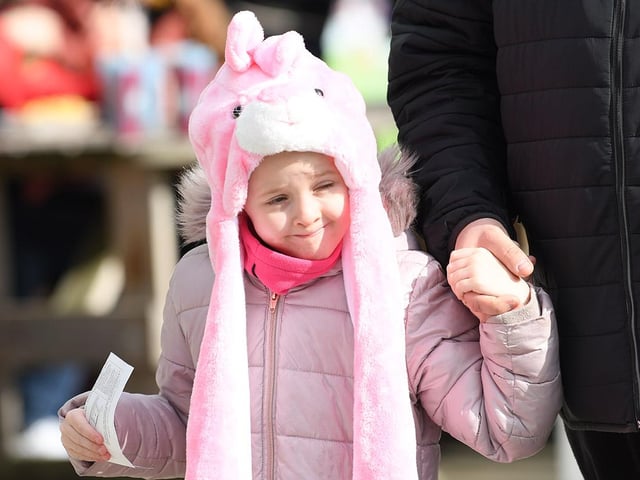 Young and old enjoyed the game on Saturday afternoon.