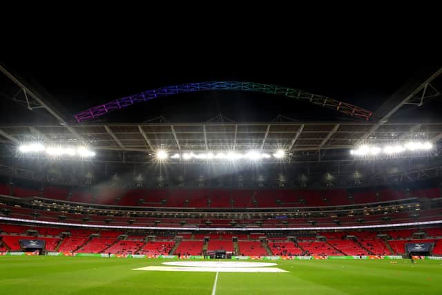 Wembley Stadium, where the FA Cup final will be held: Catherine Ivill/Getty Images