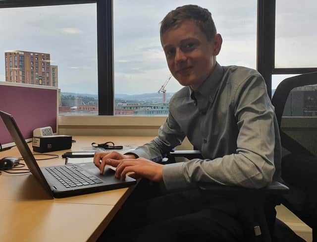 Alex Wilkinson gets to work as an apprentice in The Star offices