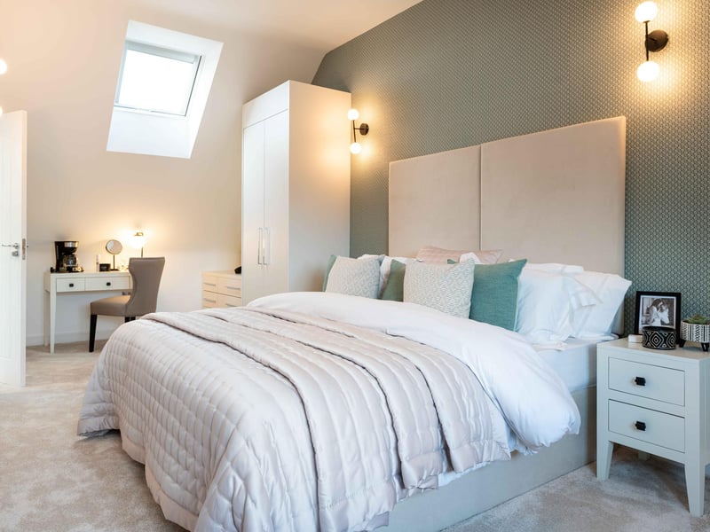 Master bedroom with ensuite shower room