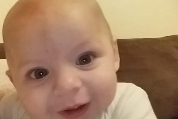 Charlotte Boden, said: "My lockdown baby born 16th may 2020 . such a happy baby and always smiling. Kobi Boden my 7th child."
