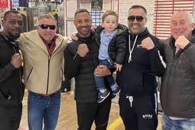 Kell Brook at a recent visit to Sheffield Boxing Centre