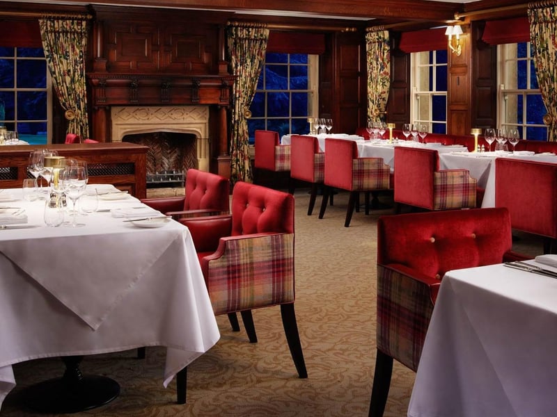 📍 Grantley Hall, Ripon. 🗣 Michelin said: "The large menu is influenced by the local area and ticks all the boxes for unfussy, flavoursome food with dishes like cheese soufflé, beef Wellington for two and a choice of cuts from the Josper grill.”