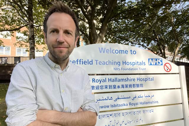 The Royal Hallamshire Hospital should be given special protection to guard it from militant anti-abortionists, says Coun Ben Maskill, pictured outside the hospital