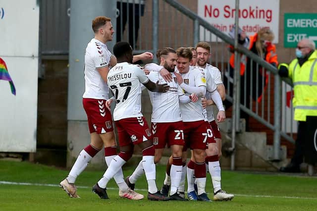 Average age of Northampton Town's squad - compared to League One rivals. (Photo by Chris Donnelly/MI News/NurPhoto via Getty Images)