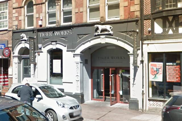 Tiger Works Bar in Sheffield has stepped up safety measures following a number of drink spiking incidents across the city (pic: Google)
