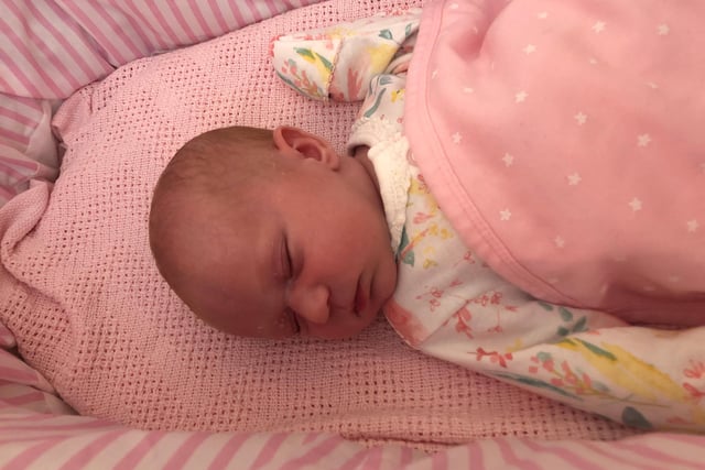 Scarlett Howard was born on May 21 at 2.23am via emergency c section at Jessops. Mum Amy Howard said: "She weighed 6lbs 1oz even though she was two weeks late."